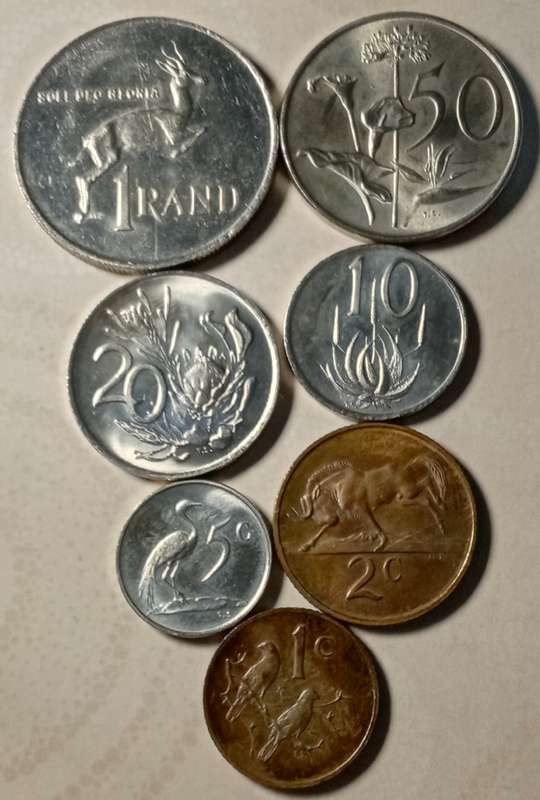 1979 Republic set of 7 coins (R1-1c)