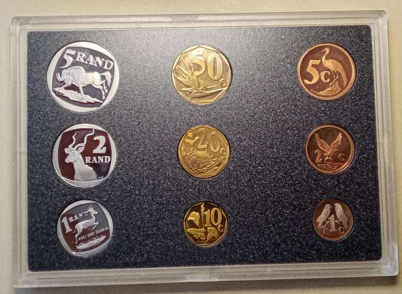 1998 Republic proof set in case.