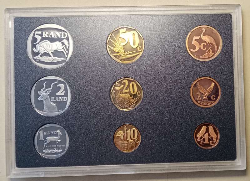 1998 Republic proof set in case