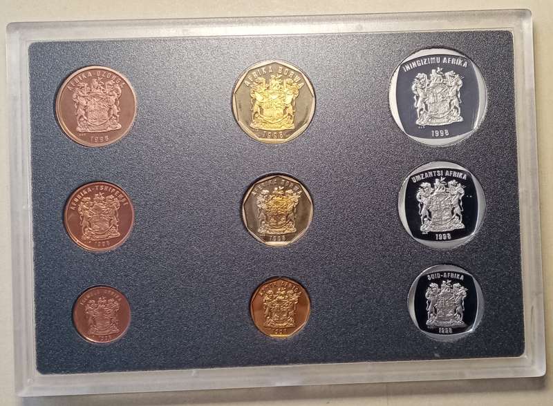 1998 Republic proof set in case
