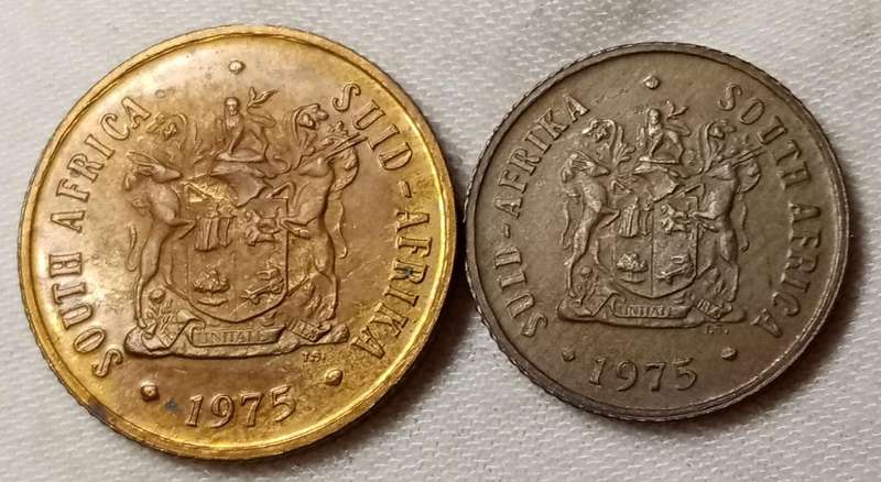 1975 Republic proof 50c-1c (6 coins)