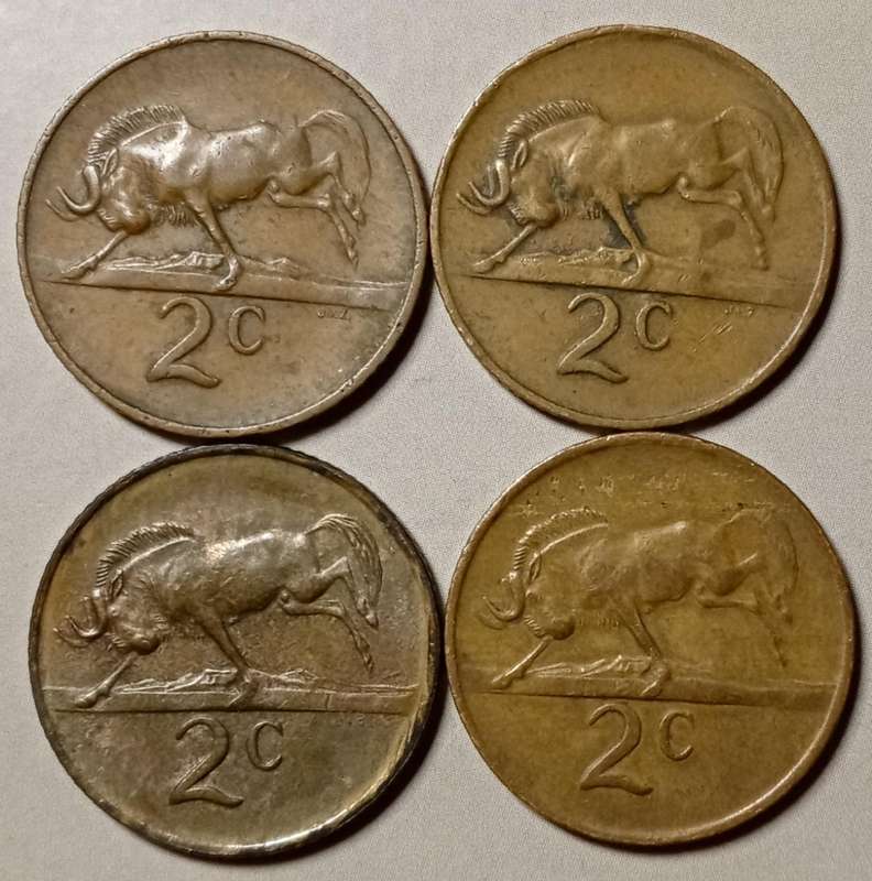 1965 (English) and 1975/1976/1979 2c set