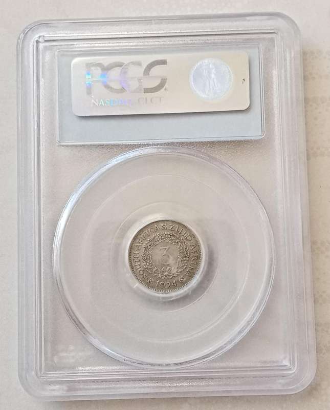 1924 Union silver tickey PCGS XF40 (Only 8 coins higher)