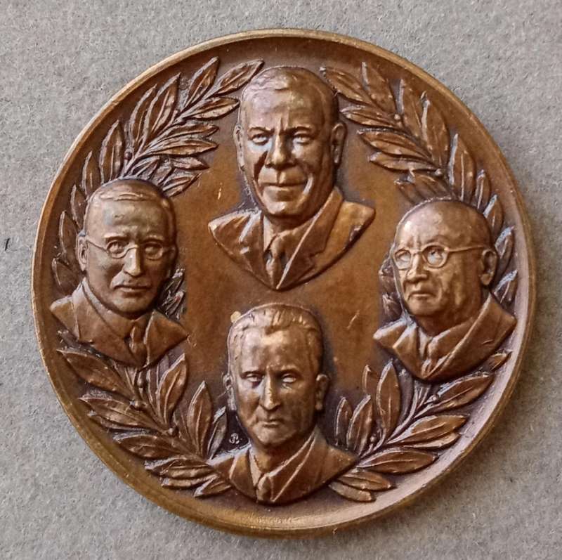 1964 The National Party golden jubilee bronze medal