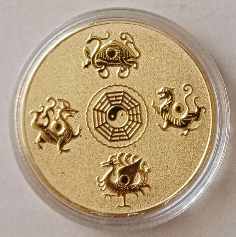 Chinese mythical divine beast - (Black Tortoise) commemorative novelty coin (40mm)