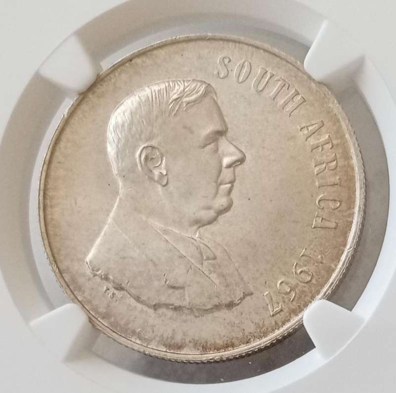 1967 English silver R1 NGC MS64 (3rd highest grade)