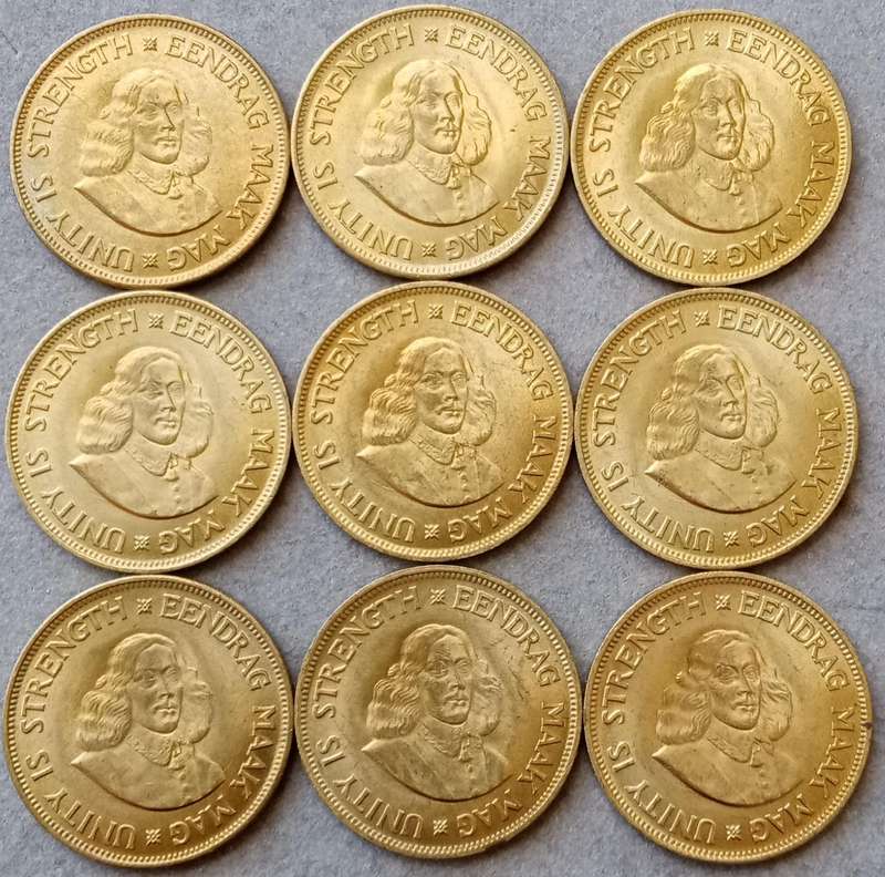 Lustrous 1964 republic 1c in AU+/UNC