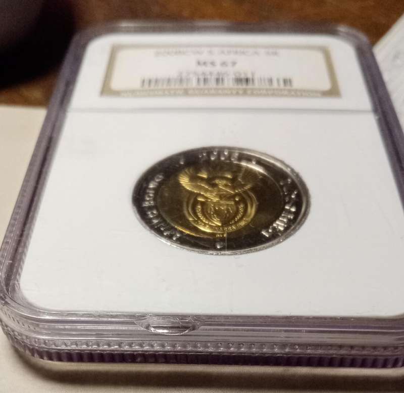 2008 Oom Paul R5 NGC MS67 (mintage: 2990).