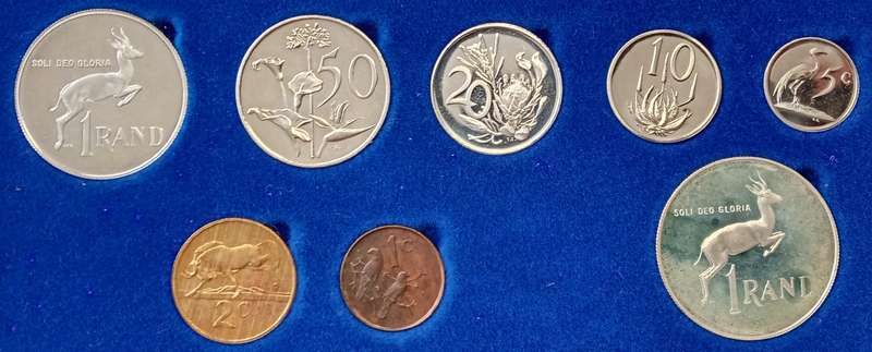 1987 Republic short proof set with double R1 (mintage: 6781)