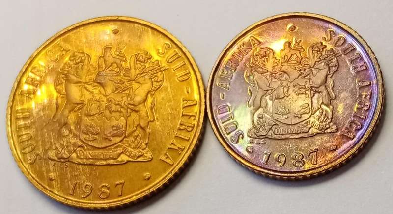 1987 Republic short proof set with double R1 (mintage: 6781)