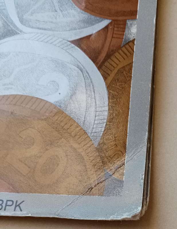 1989 S.A pattern coin set in folder