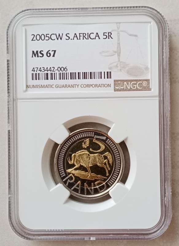 2005 Oom Paul Mintmark R5 NGC MS67 (mintage: 997) - Top Pop