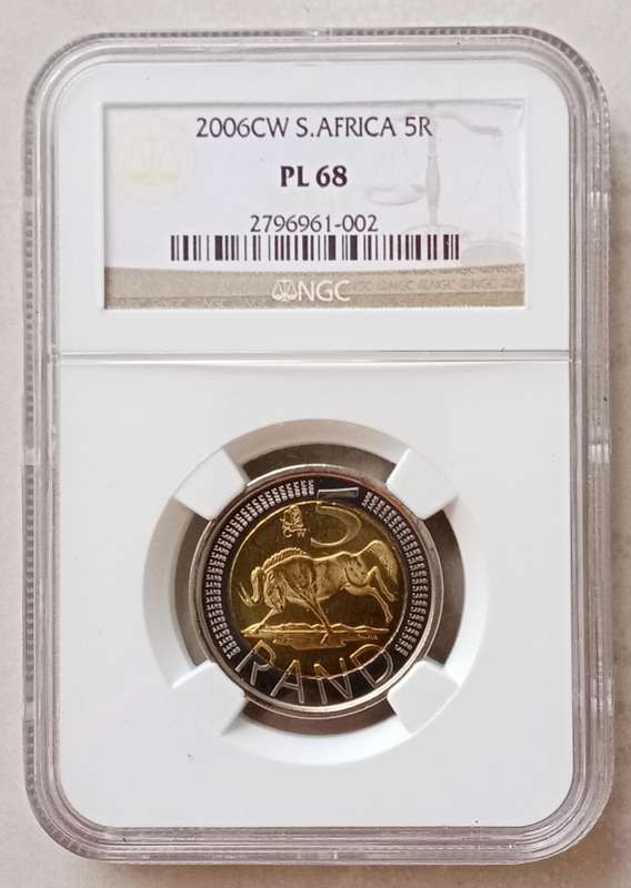 2006 Oom Paul Mintmark R5 NGC PL68 (mintage: 957) - Pop 2 - Only 1 higher