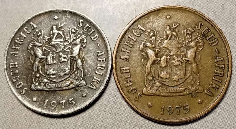 1975 Republic 10c and 2c set