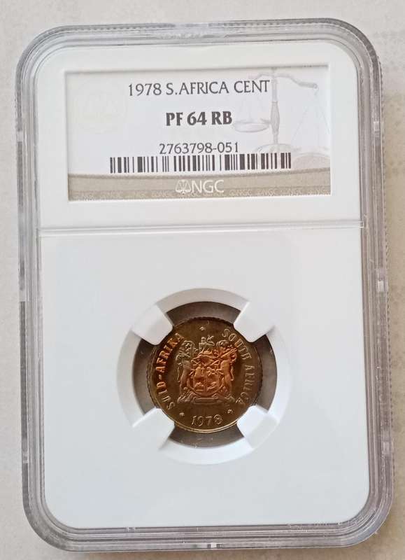 Scarcer grade 1978 proof 1c NGC PF64 RB (Pop 2)- Only 4 higher