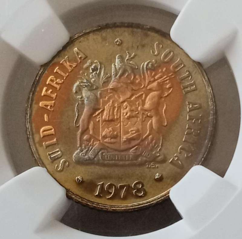 Scarcer grade 1978 proof 1c NGC PF64 RB (Pop 2)- Only 4 higher