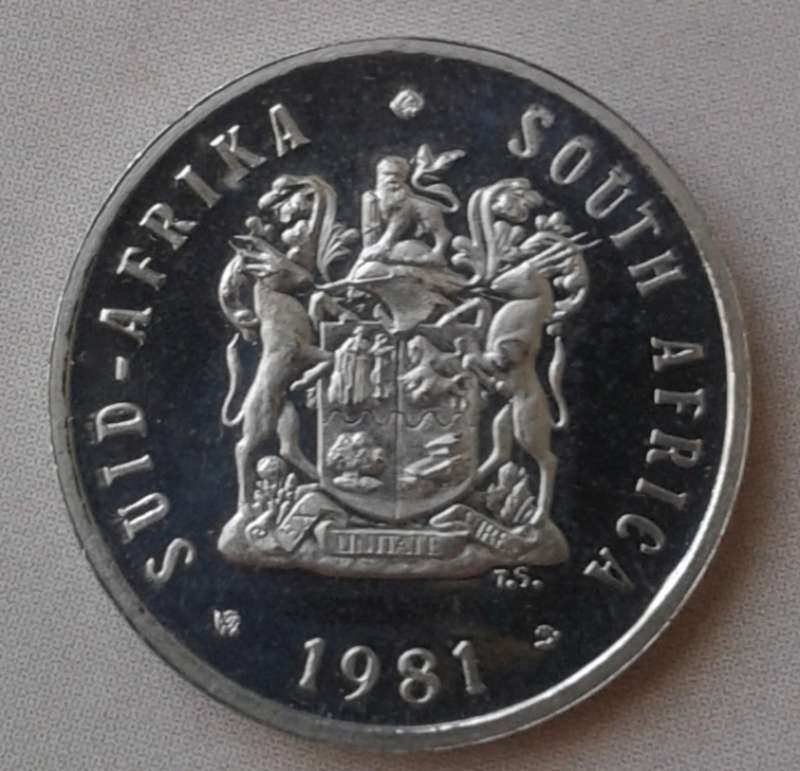 1981 Republic proof nickel 5c