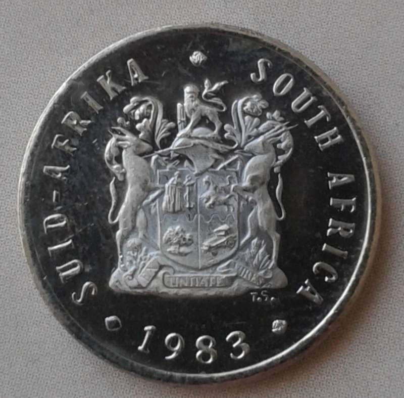 1983 Republic proof nickel 5c