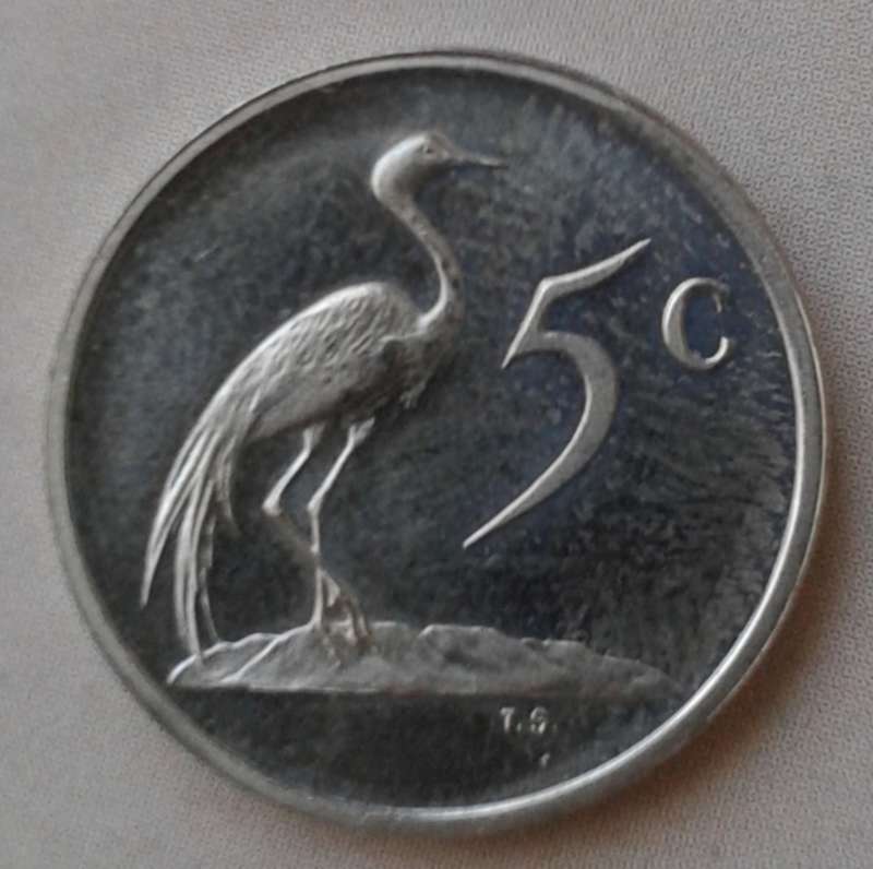 1985 Republic uncirculated nickel 5c