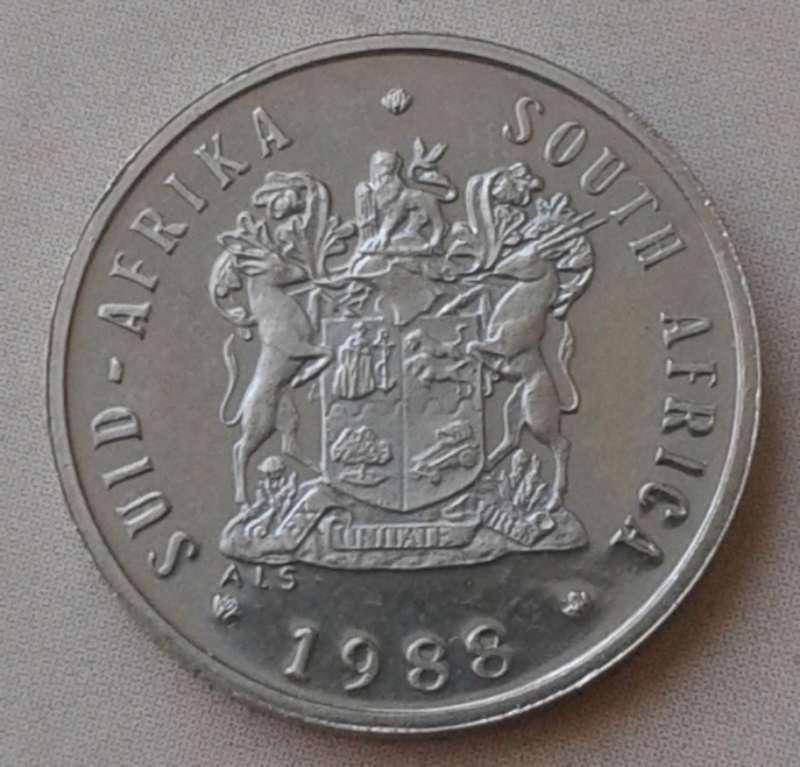 1988 Republic uncirculated nickel 5c