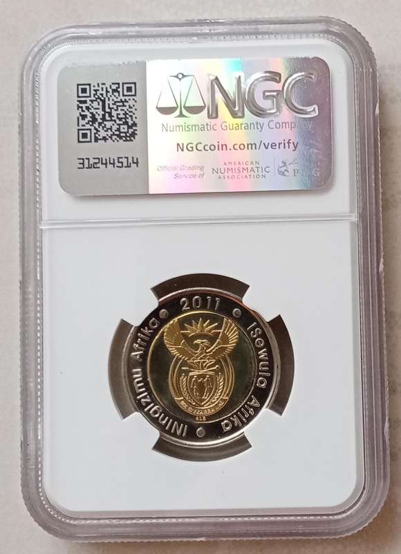 2011 Oom Paul Mintmark R5 NGC PL68 (mintage: 1734) - Top Pop