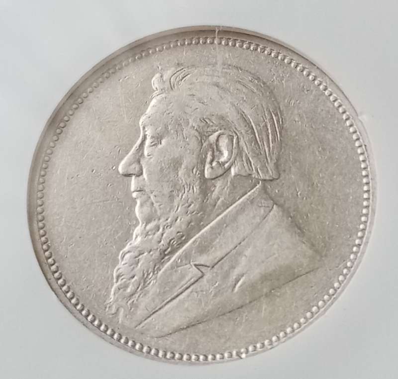 1894 ZAR Kruger silver 2 Shillings NGC VF35