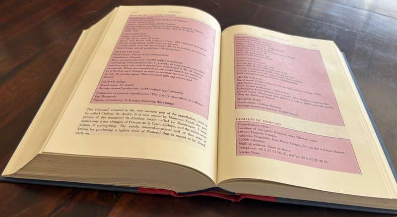 A comprehensive guide of the wines of Bordeaux by Robert Parker. A must for the wine enthusiast