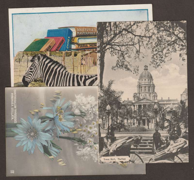 BULKLOT -  KINGS HEADS Nice selection of postal history on early postcards(4)