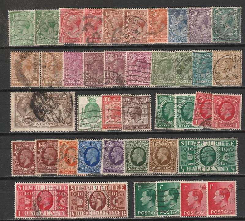 BULKLOT SALE - England early issues mint and used (100 stamps)
