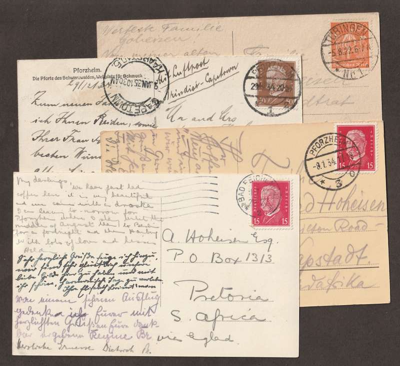 BULKLOT -  Germany Nice selection of postal history on early postcards(4)