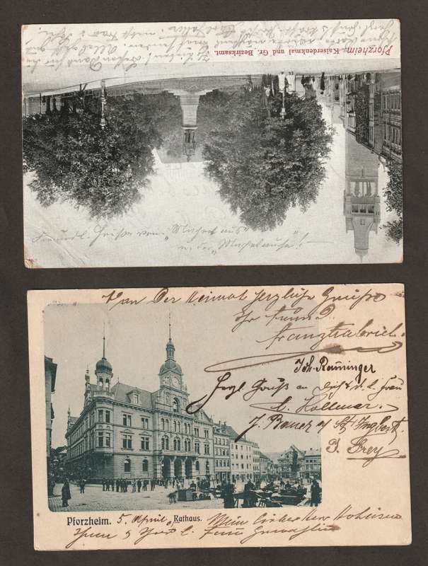 BULKLOT -  Germany Nice selection of postal history on early 1900 postcards(4)