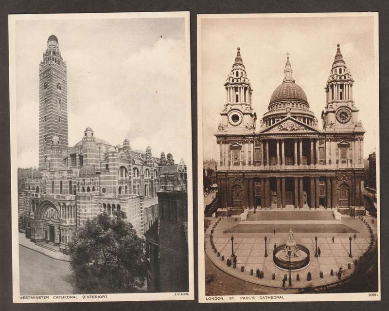 BULKLOT -  ENGLAND  selection of four early 1900 black&white postcards UNUSED