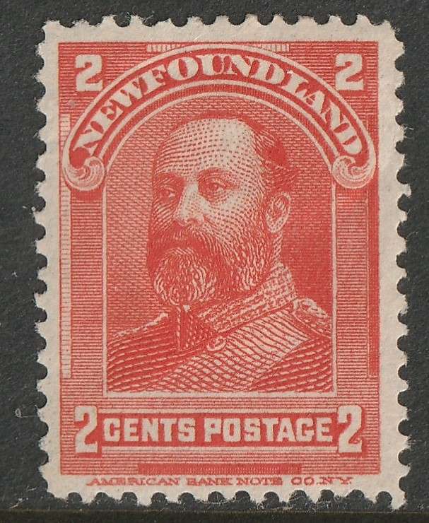 NEWFOUNDLAND - 1897 Royal Family Issue 2 cents cinnabar *MM*