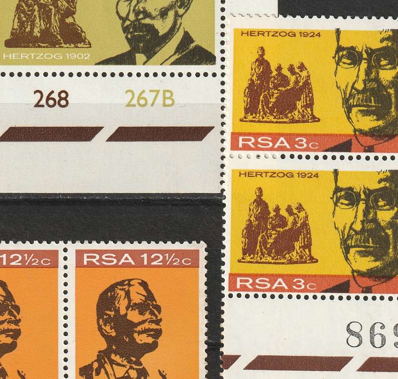 Republic of South Africa - 1968-1973 issues  11 blocks of 4 **MNH**