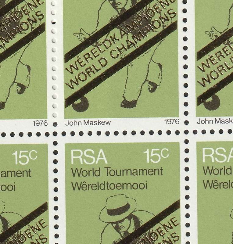 RSA - 1976/1977 issues  12 blocks of six and miniature sheet  **MNH**