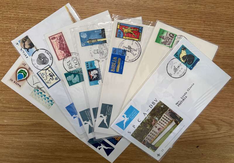 RSA - 1970-1972  Seven FDC
