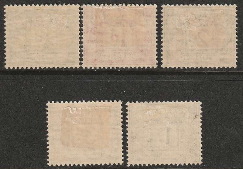 British Middle East Forces  - 1942 British Postage Due issue overprinted "MEF" *MM*