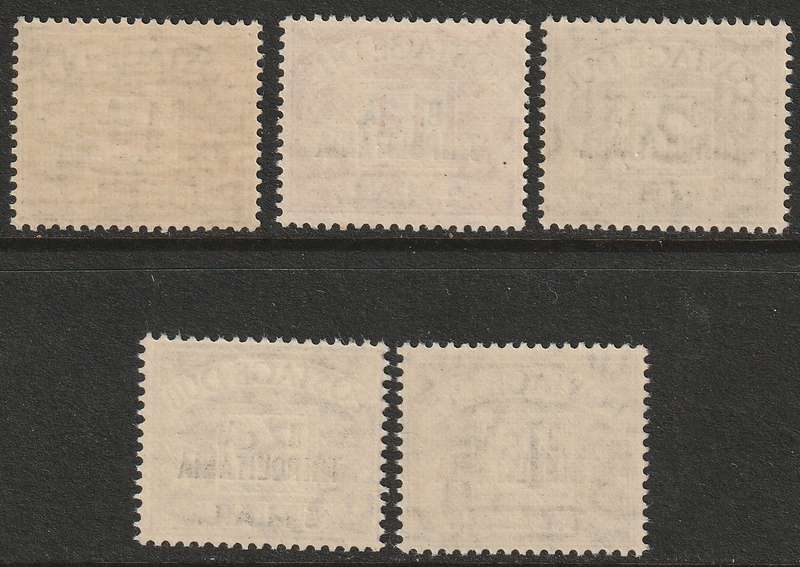 British Administration  - 1950 British Postage Due issue overprinted "BA TRIPOLITANIA" **MNH**