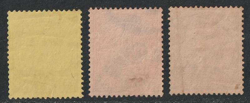 GERMAN COLONIES - SOUTH WEST AFRICA 1901 Yachts issue  25pfg,30pfg & 50pfg SACC 17/18/20 VF USED