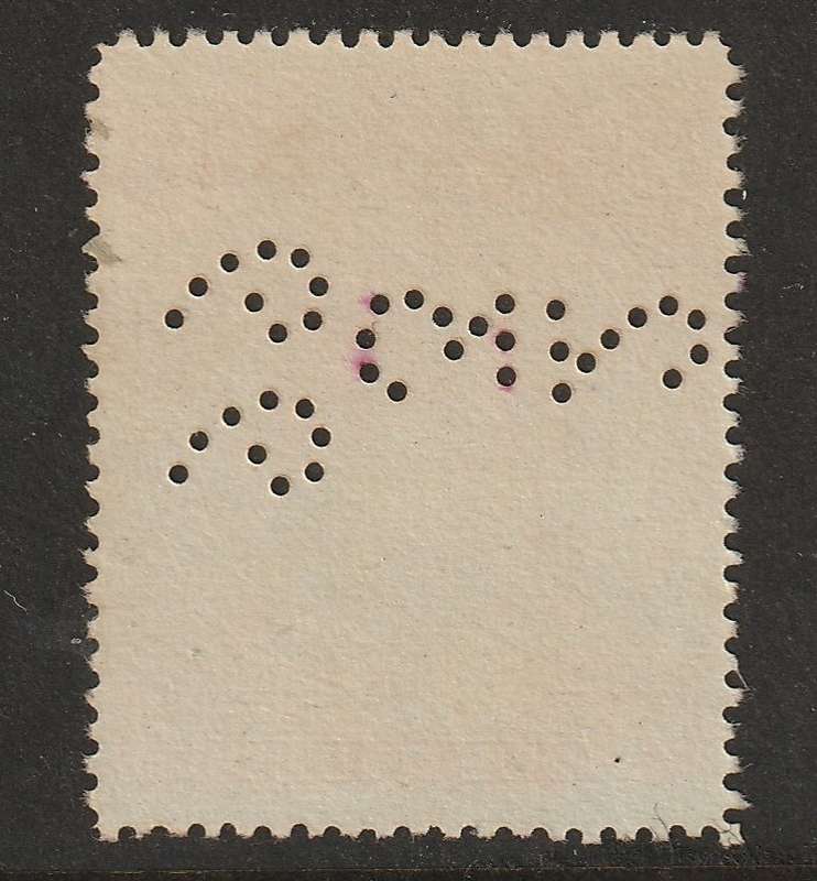 BSAC - RHODESIA Large Arms Issue  1897  1 Pound fiscally used (Date perfinned)