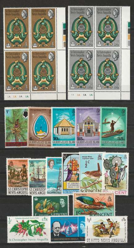 QE II COMMONWEALTH issues, complete and part sets *MM/MNH** (49 stamps)