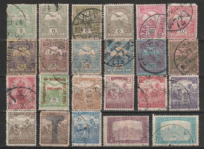 HUNGARY  1900-1920 Excellent mint and used selection (45 stamps)