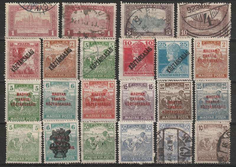 HUNGARY  1900-1920 Excellent mint and used selection (45 stamps)