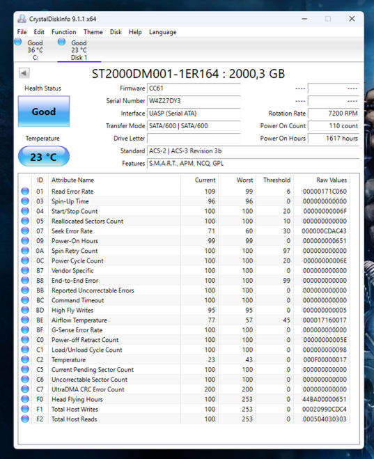 HDD - 2TB Seagate