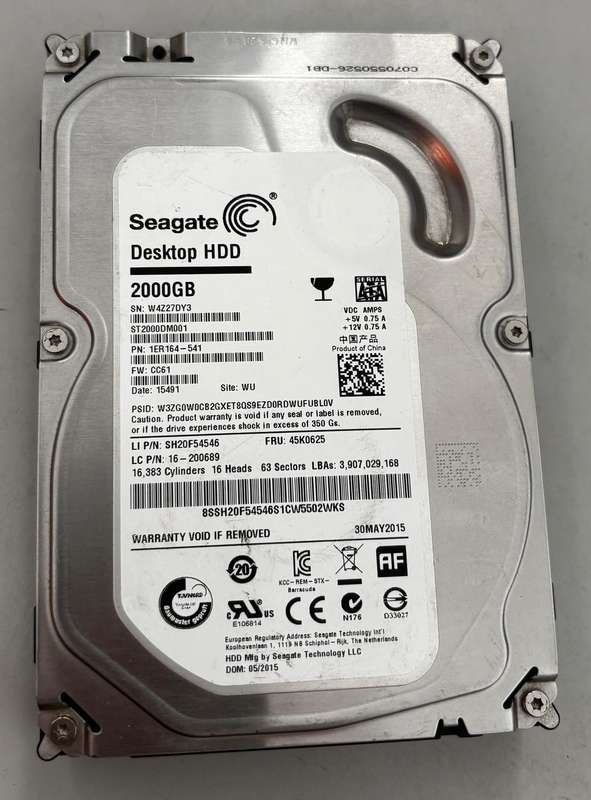 HDD - 2TB Seagate