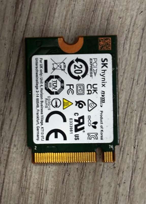 NVMe - 512GB SK Hynix
