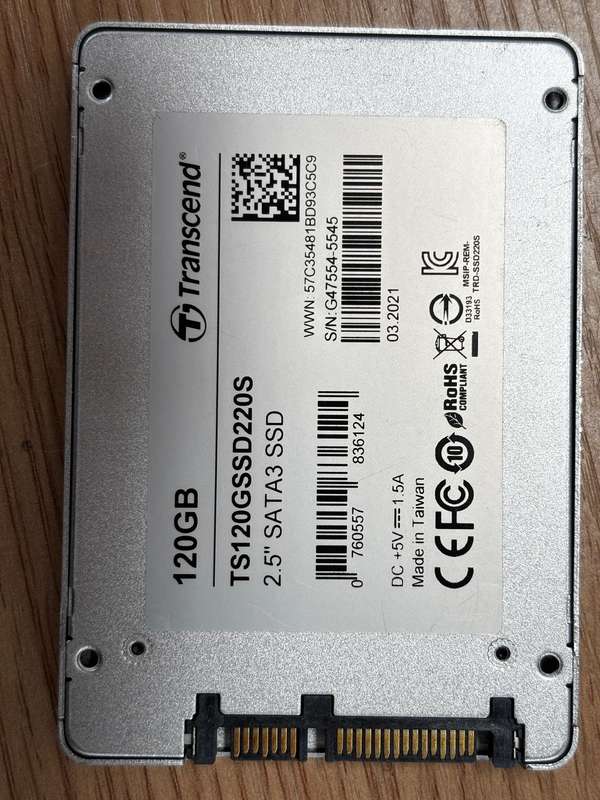 SSD - 120GB Transcend