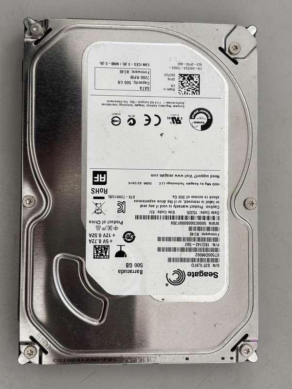 HDD - 500GB Seagate