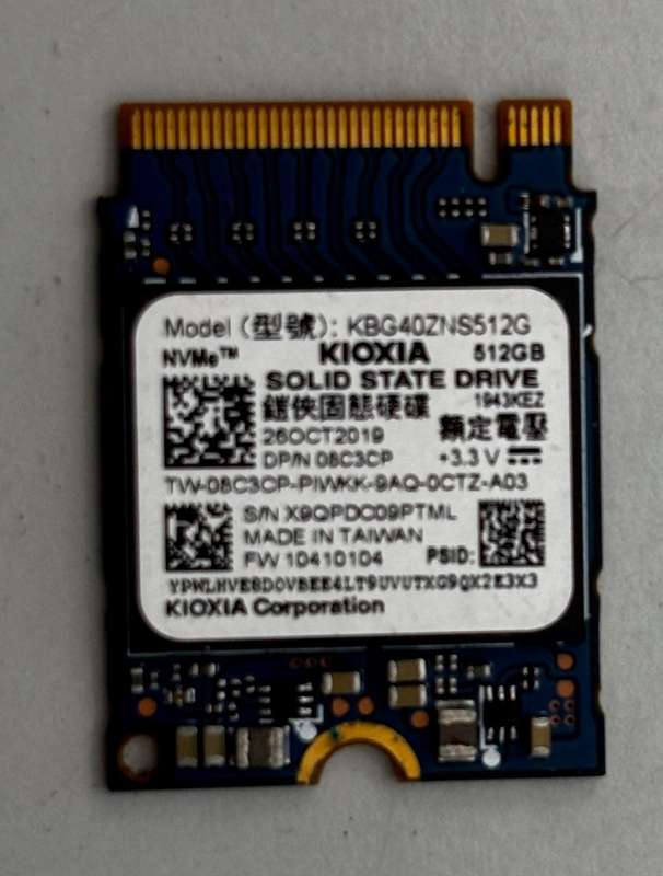 NVMe - 512GB KIOXIA