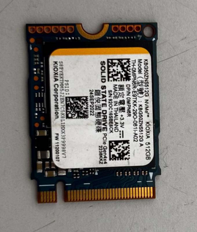 NVMe - 512GB KIOXIA
